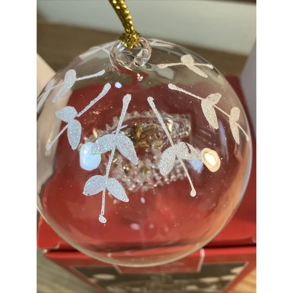 Lenox American by Design Crystal Wonder Nativity Scene Christmas Ornament 4 In